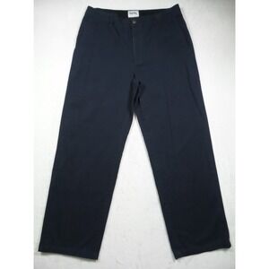 Rhythm Pants Mens Size 32 Blue Essential Twill Trouser Classic Relaxed Fit NWT